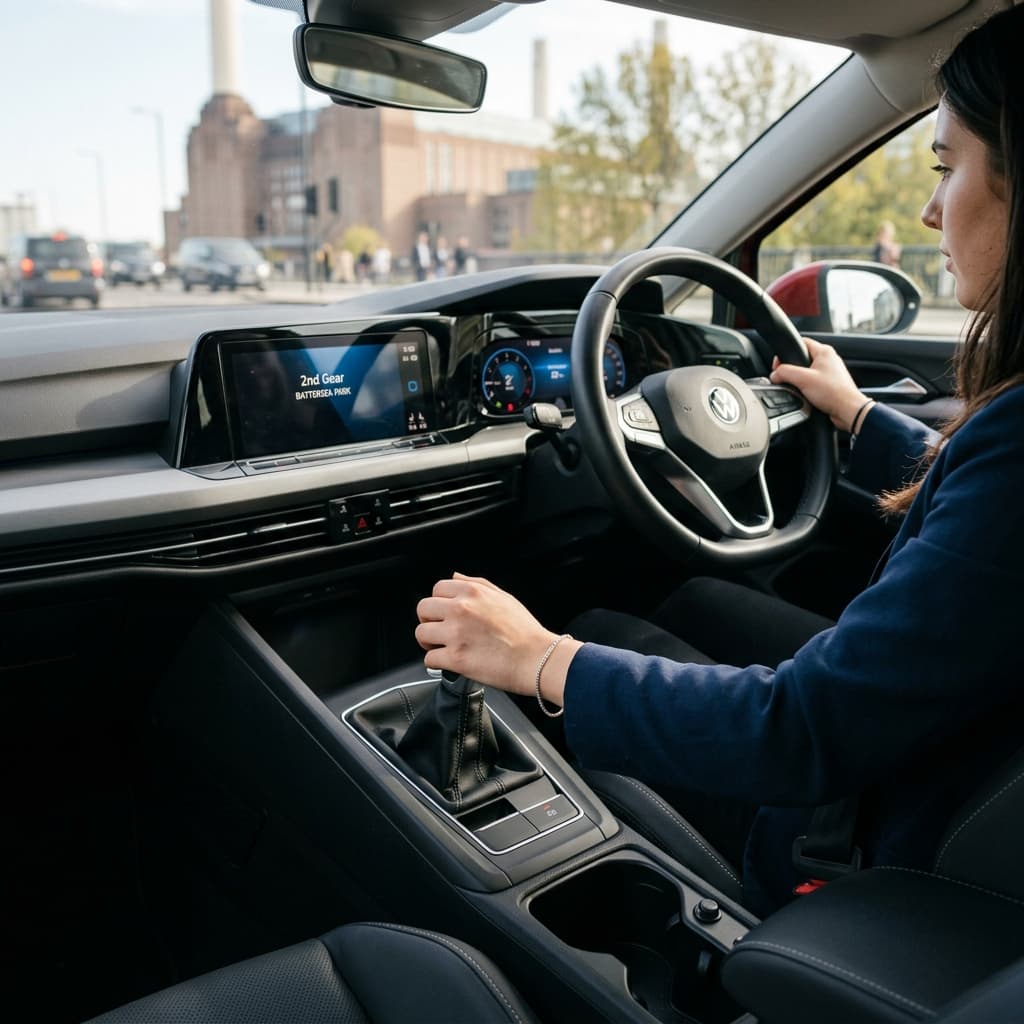 Manual transmission driving lessons in Battersea - DVSA approved instruction with clutch control training
